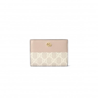 GUCCI BI-COLOR GG MARMONT SMALL WALLET ‎841360 (11*8.5*3cm)